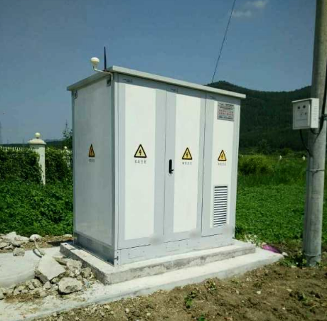 Weather Proof Galvanized Steel Outdoor Equipment Cabinet With Front Door and Rear Door