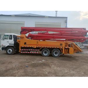 36m Second Hand Concrete Line Pump Truck Putzmeister 3 Axle UD Cement Pump Truck