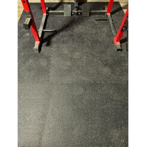 Quality Moisture Resistant Rubber Floor Matting with EPDM Dots for Gym and Home 1m*1m 15mm to 50mm for sale