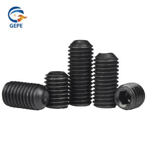Quality DIN916 Black Oxide Hex Nuts And Bolts Set Carbon Steel Grade 12.9 33H 45H for sale