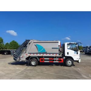 Compressed Garbage Collection 5-10Ton Capacity Garbage Compactor Truck