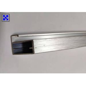 Brushing Silver Anodized Industrial Aluminum Profile Deep Processing