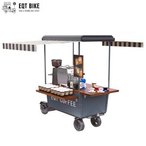 Quality Fast Food Tricycle Coffee Cart Scooter Vending Multifunction for sale