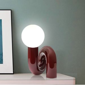 Modern Led Table Lamp Glass Ball Night Table Lamps For Living Room Bedroom Study