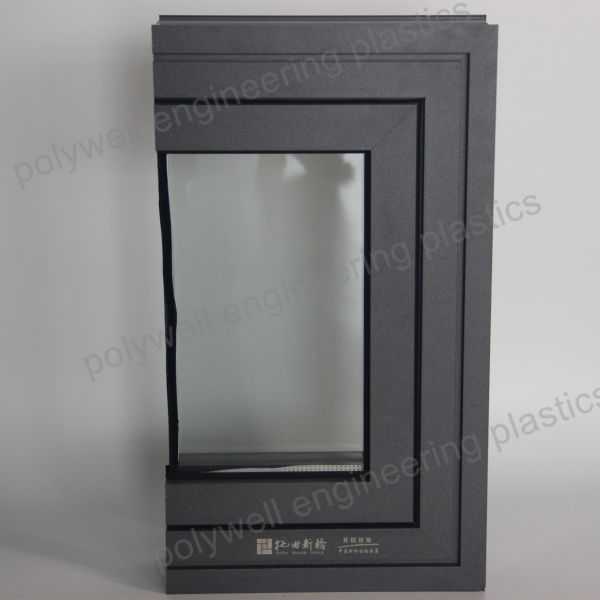 Buy Modern Style Custom Casement Window with Three Layers of Tempered Glass Imact-resistant Windproof at wholesale prices