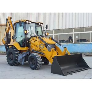 4WD Powerful Backhoe Loader SAM388 with Cummins Engine Hot Sale in Jamaica