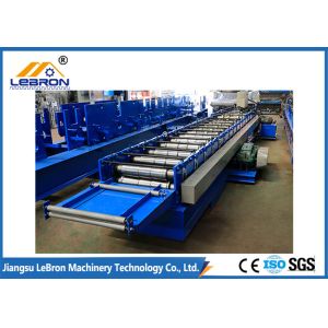 80mm Shaft Glazed Tile Roll Forming Machine 15 Roller Stations Long Time Service