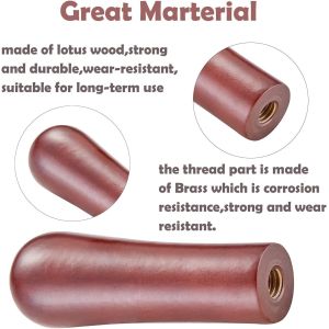 Beer Tap Handle,Premium Wooden Faucet Rustic Brown Classical Style Handle