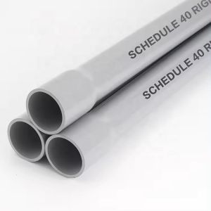 Quality 4&quot; Rigid PVC Electrical PVC Conduit Pipe 10ft Length Sunlight Resistant Conforms UL651 Nonmetallic for sale