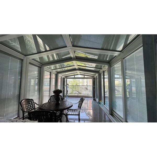 Buy Durability Aluminum Glass House Offering Superior Weather Resistance for a Crystal Clear Living Experience at wholesale prices