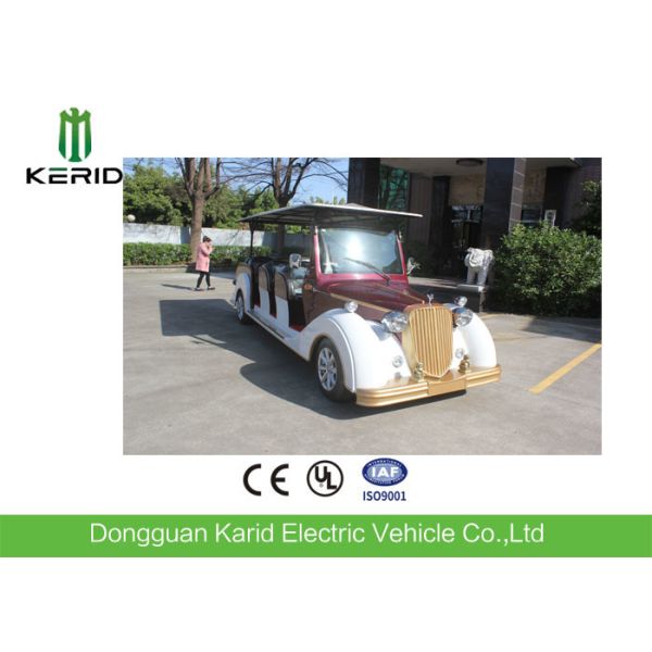 Buy Vintage Electric Passenger Vehicle 8 Seater 48V DC Motor , Max Speed 30km/h at wholesale prices