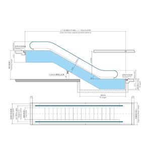 Indoor Automatic Shopping Mall Escalator Stainless Steel Energy Saving