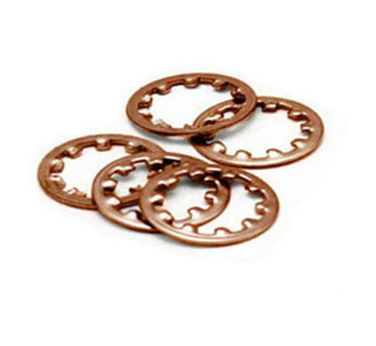 JIS Standard Star Lock Washer for Countersunk Style and Water Treatment in Copper Stainless Steel