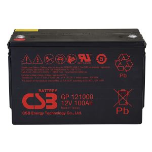 CSB Battery GP121000 12V 100Ah High Performance Rechargeable Maintenance-Free