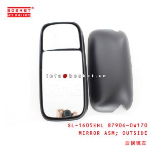SL-1605EHL 87906-0W170 HINO 300 Outside Mirror Assembly