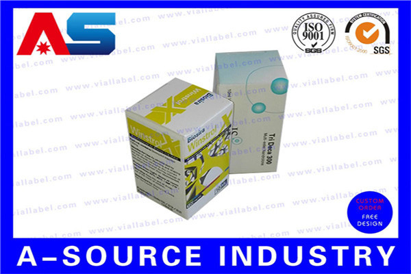 Glossy / Matt Bio Custom 10mL Vial Box Cardboard Moving Boxes For Lab Test boxes