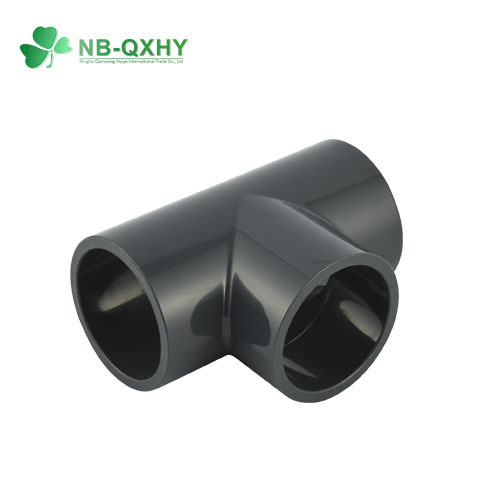 20mm to 400mm Pn16 PVC Pipe Fitting Grey Equal Tee