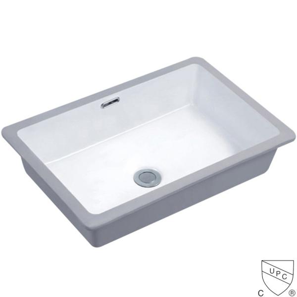 Buy Washroom Undermount Vanity Sink Bowl White Solid Surface Streamlined at wholesale prices