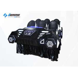 Custom Logo Virtual Reality Cinema 9D VR Car 6 Seats Electric System With Blue