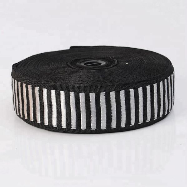 40mm Ladder Striped Edge Binding Tape 20mm-75mm Width FR Resistant