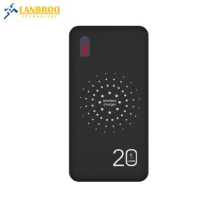 LPW-03 Power Bank Wireless Charger 20000MAH Wireless Power Bank with Built-in