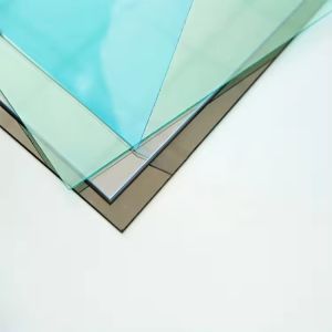 UV Coating 30-70 Micron Plastic Polycarbonate Sheet for PC Roof Connect Two H