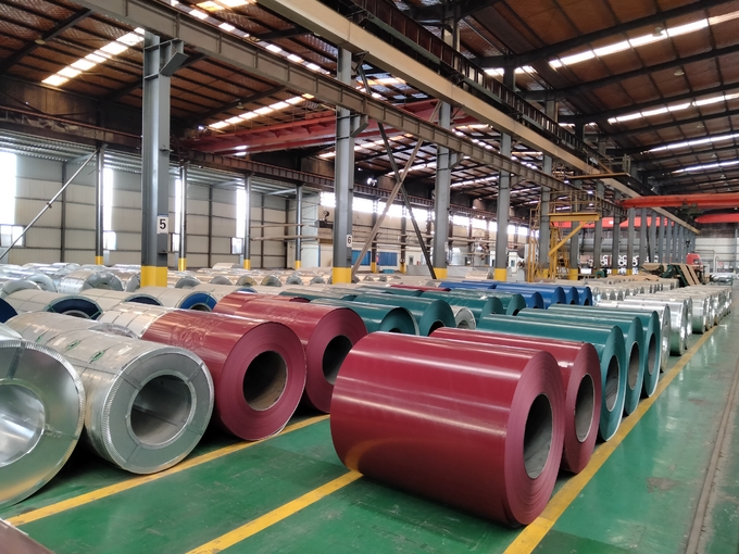 Zinc Coated Prepainted Galvanized Steel Coils Gi SGCC PPGI Color Coated DX51D