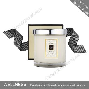 Natural Soy Wax Candles In Clear Glass Jar