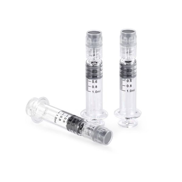 Buy Oil Refilling Metal Plunger 50ml Luer Lock Glass Ear Syringe at wholesale prices