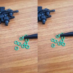 China Return Oil Backflow T and L Type Sealing Rings E1024069 Return Oil Backflow Pipe Connector O-ring For Bosch/Denso on sale