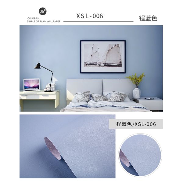 Modern Style Bedroom Decoration Self Adhesive 3D Pink Wallpaper with Roll Size 0.6M*100M