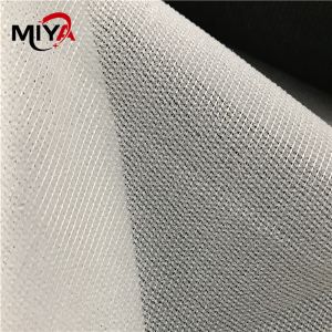 Polyester Knitted Woven Fusing Interlining Shrink Resistant For Clothing