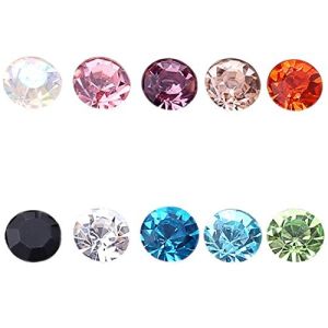 20 colors rhinestone belly rings 316L stainless steel belly rings