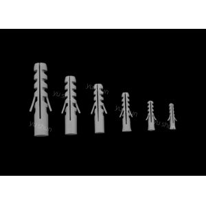Quality PP PE Plastic Wall Plug Screw Expand Nails Anchor M6x30mm for sale