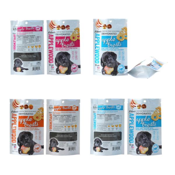 Resealable Plastic Pouches Packaging , Zipper Pet Food Bag For Animal Supplement