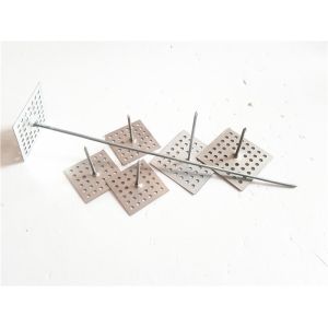 Zinc Plated Perforated Metal Base Insulation Anchor Pins