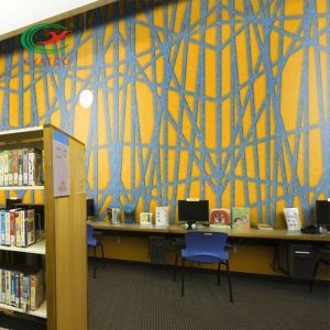 Flameproof PET Felt Acoustic Panels Room Divider Harmless Multipurpose