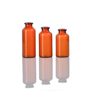 Quality 50R Neutral Borosilicate Clear Amber Tubular Glass Vial for sale