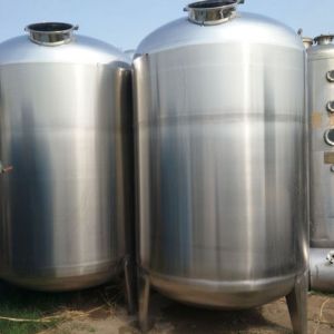 15 20 30 50 Tons Used SS Tanks Atmospheric Pressure