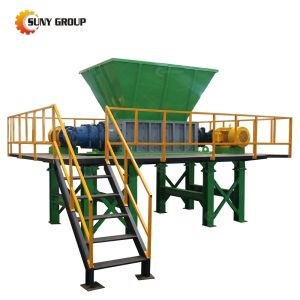 Multifunctional Waste Metal Double Shaft Shredder Metal Crusher Machine
