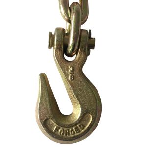 2t Working Load Limit Zinc Plated G70 Binder Chain With 2 Clevis Grab Hook