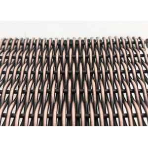 Antique 6mm Architectural Woven Metal Mesh Copper Ss Decorative For Wall