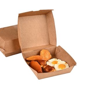 Custom Printing Burger Box Hamburger Container Food Packaging Box