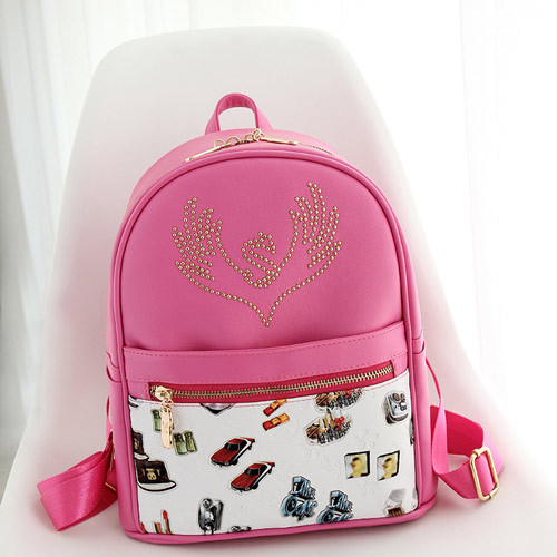 PU leahter wholesale cheap price woman backpacks mochilas de moda tas punggung