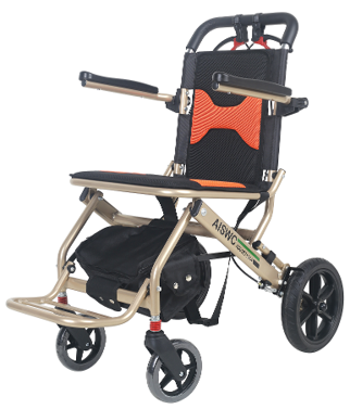 China Little Plane 10-inch PU Rear Wheel Wheelchair on sale