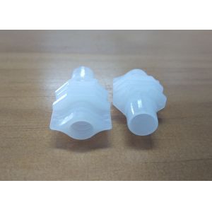 8.6mm Diameter Pour Spout Caps for Stand Up Juice Pouch White Color