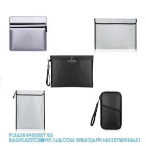 Fireproof Document Bag Large Travel Lock Bag Fireproof Document File Storage