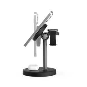 S11 3 in 1 Magnetic Wireless Charging Stand with Adjustable Charging Angle and