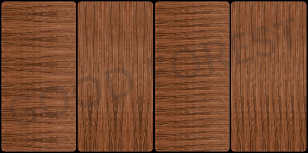 OEM Natural Apple Wood Veneer Vertical Grain Quarter Cut Veneer