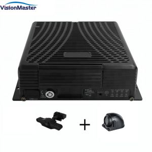 H.264 4 Channel Car DVR Recorder 2TB HDD With Motion Detection Voltage Over